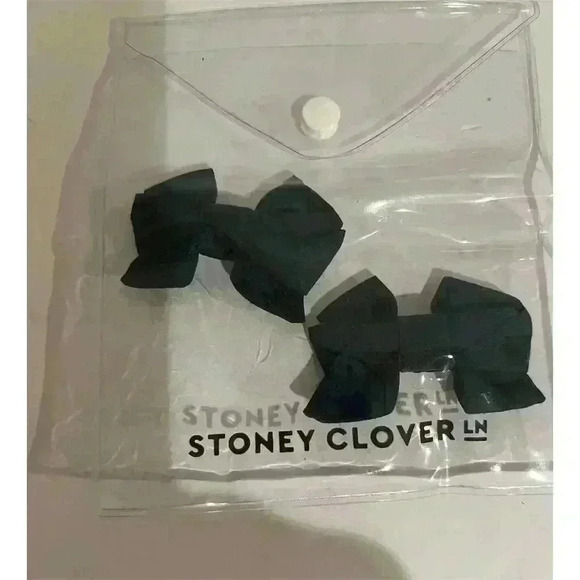 Stoney Clover Lane Accessories - Stoney Clover Lane mini Bow Hair Clips sapphire Pack of 2